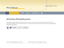 Tablet Screenshot of moneymuseum.com
